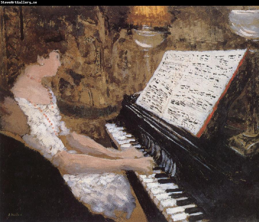 Edouard Vuillard Piano lady